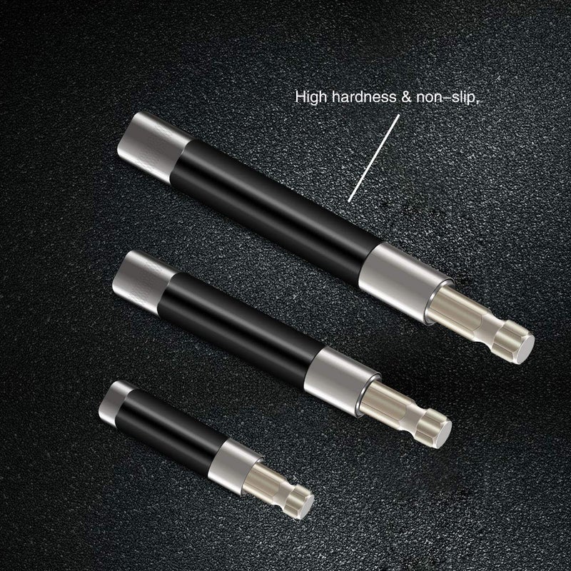 KATUR Quick Release Magnetic Screwdriver Extension Bit Holder, 1/4 Inch Hex Shank Connection Rod Adapter, Magnetic Shock Adapter for Nuts Drill and Handheld Driver 80-120mm,120-200mm,140-240mm - Image 4